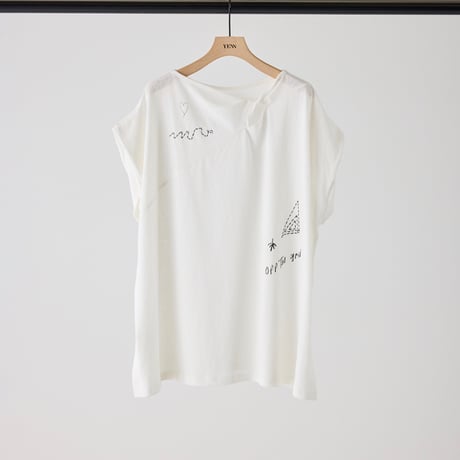 【YENN】TWIST PRINT TEE [Y262-81058]