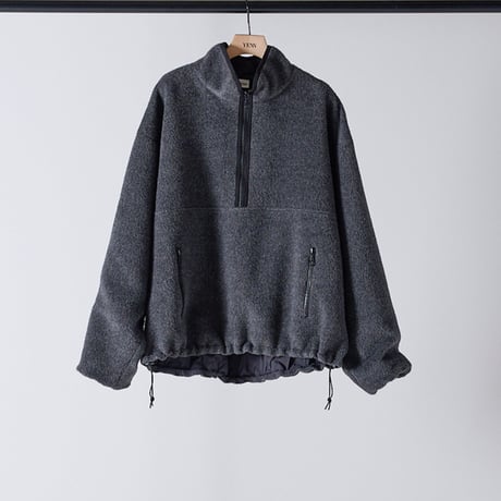 【YENN】SHAGGY HALF ZIP JK [Y254-41126-4]