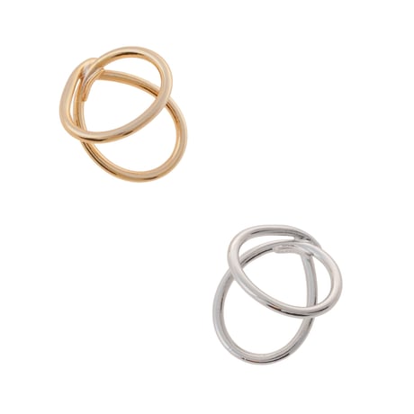 【Sea'ds Mara】Overlap brass ring[24A4-77]