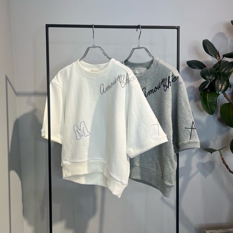 【Mylanka】モチーフ刺繍スウェットトップス［M81106］