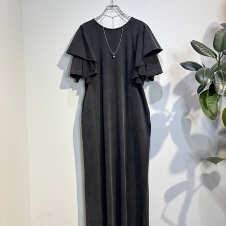 【RILATO】4wayネックレス付き加工フリルワンピース［R26261］