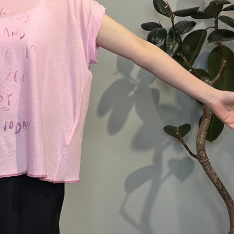 【PRIORITY】フレンチスリーブロゴTee《P61040 HW》