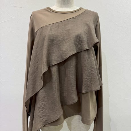 【CYAN tokyo】アシメフリルコンビTOPS［604486］