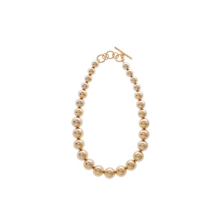 【Sea'ds Mara】Metallic ball necklace [25A4-60]