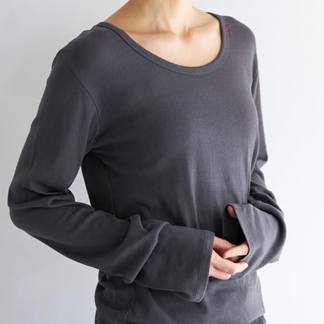 【YENN】U-NECK LONG TEE [Y263-82089]