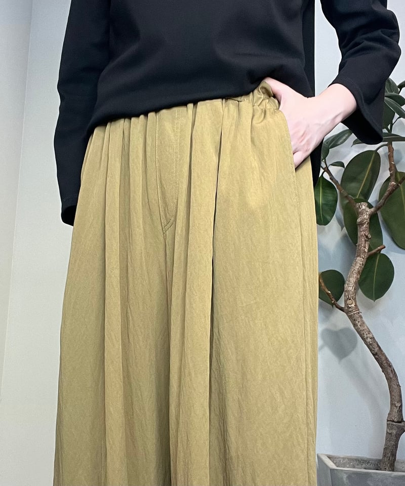 Anna Kerry モロッコパンツ　カーキ 再販！【Anna Kerry】ソフトモロッコパンツ［59252608］ | cavabien