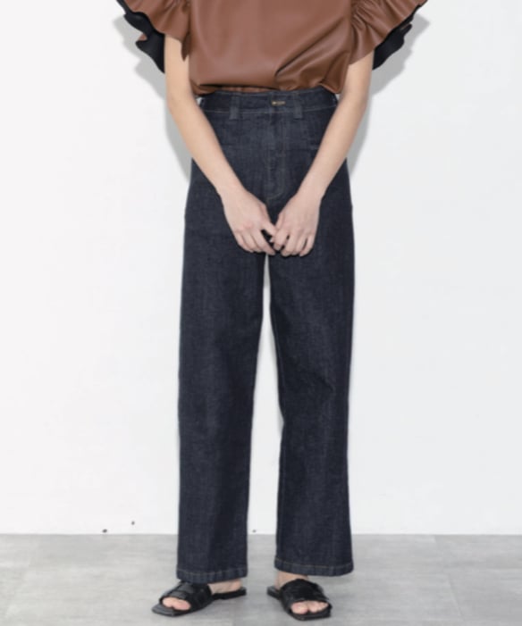MARGAUX VINTAGE】ワンウォッシュデニムパンツ | cavabien