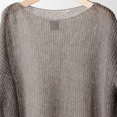 【YENN】SHEER MOHAIR KNIT PO [Y263-91101]
