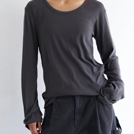 【YENN】U-NECK LONG TEE [Y263-82089]