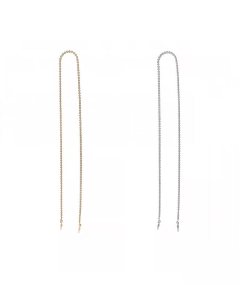 Sea'ds Mara】Glasses coin parts necklace | cava