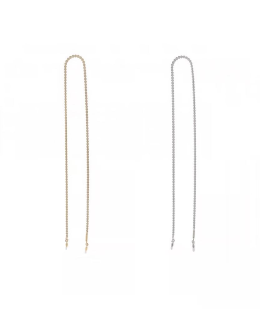 Sea'ds Mara】Glasses coin parts necklace | cava