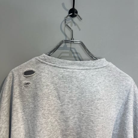 【KHA:KI】DAMEGE & PAINT SWEAT SHIRTS［MIL26HCS3485］