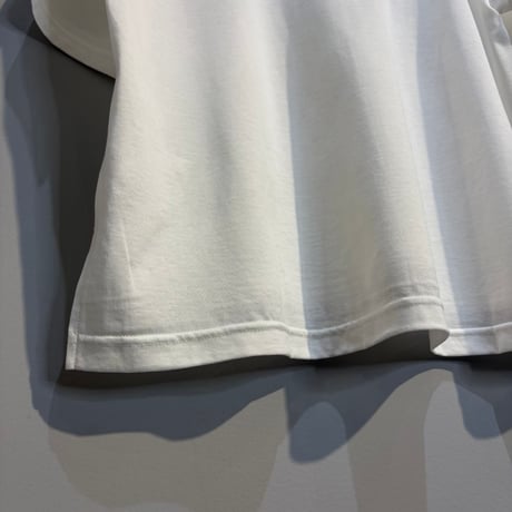 【Mylanka】シルケット天竺配色ロゴTシャツ  ［M81308］