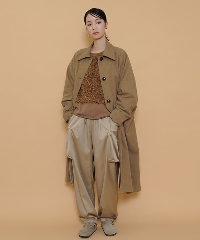 新品⭐CYAN TOKYO エアリーバックウーリーコート CYAN tokyo】エアリーバックウーリーコート | cavabien