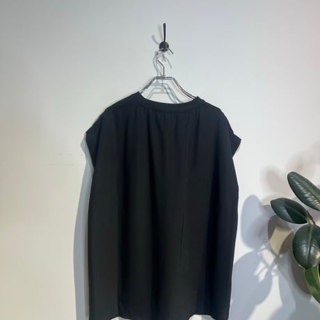 【Cavabien select】ロゴ刺繍フレンチスリーブTOPS［17615］