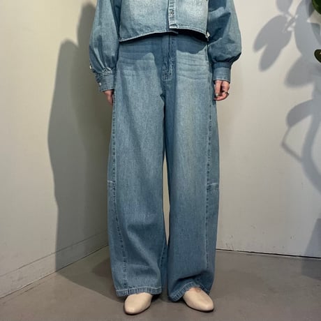 【QTUME】バレルレッグパンツ　［612-26002］