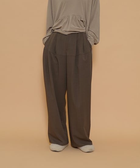 パンツ haengnae KISHIMEN WIDE PANTS DRESS HAENGNAE/ヘンネ】KISHIMEN VOLUMINOUS PANTS DRESS/キシメン