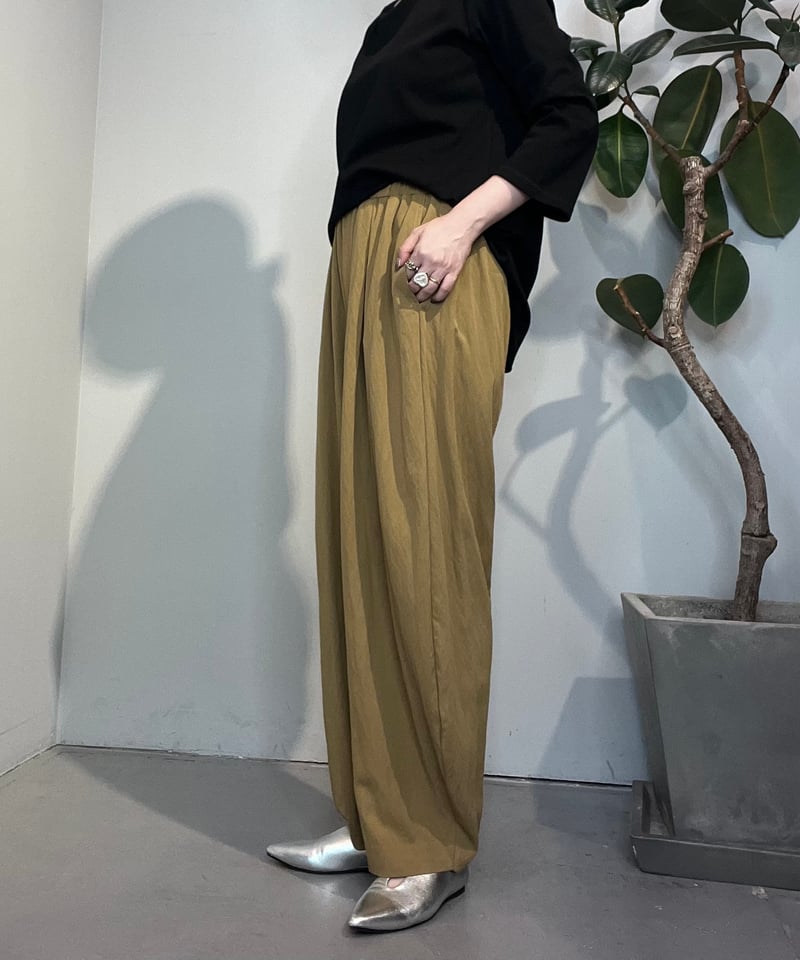 Anna Kerry モロッコパンツ　カーキ 再販！【Anna Kerry】ソフトモロッコパンツ［59252608］ | cavabien