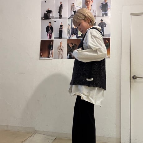 【YENN】MOHAIR HAND VEST [Y263-91100]