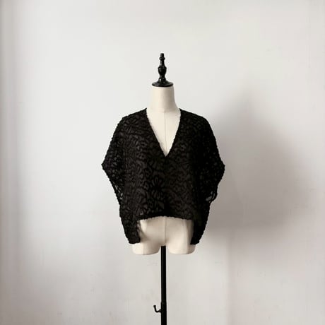 送料無料❣️【siro de labonte】cut Jacquard short vest《R613316》
