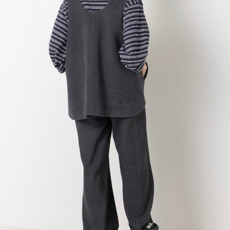 【YENN】 W FACE OVER VEST [Y263-41104]