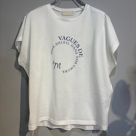 【Mylanka】フレンチスリーブロゴTシャツ［M81205］