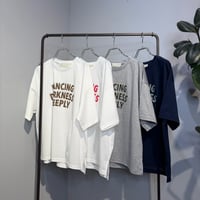 【Mylanka】シルケット天竺配色ロゴTシャツ  ［M81308］