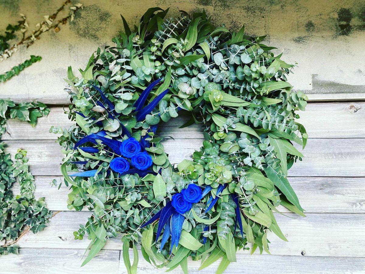 メル86631様ご相談中　ユーカリの500円スワッグ　ラグラスを添えて メル86631様ご相談中 ユーカリの500円スワッグ ラグラスを添えて