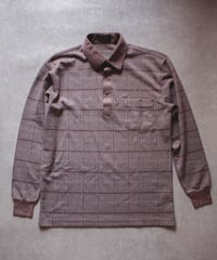 Geometric Pattern Polo Shirt / 幾何学模様ポロシャツ
