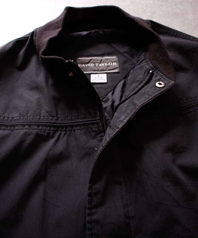 90s david taylor ダービージャケット　ブラック 90s' DEVID TAYLOR Derby Jacket / デヴィッドテイラー ダー