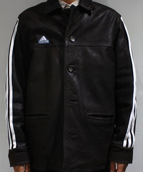 adidas remake leather jacket / アディダスリメイクレザージャケット