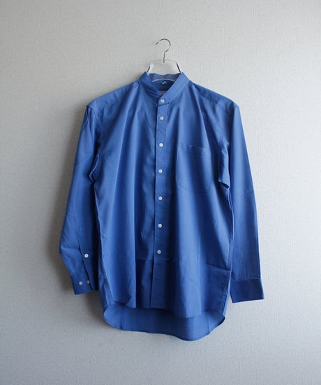 band collar shirt