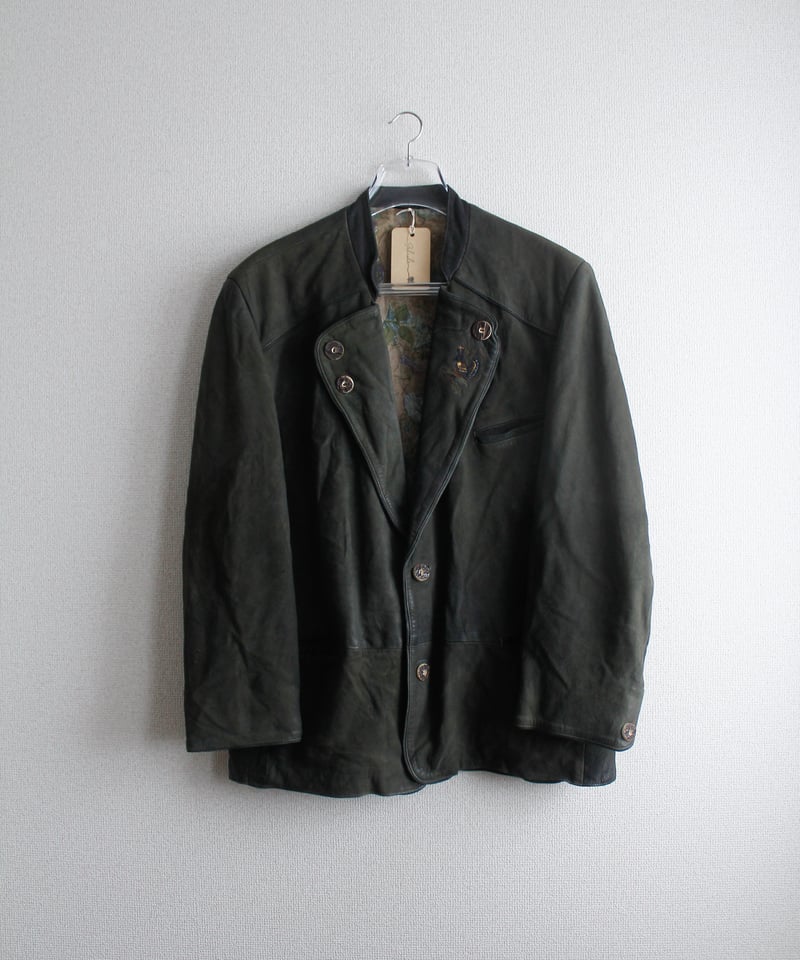 leather Tyrolean jacket / レザーチロリアンジャケット | schiele