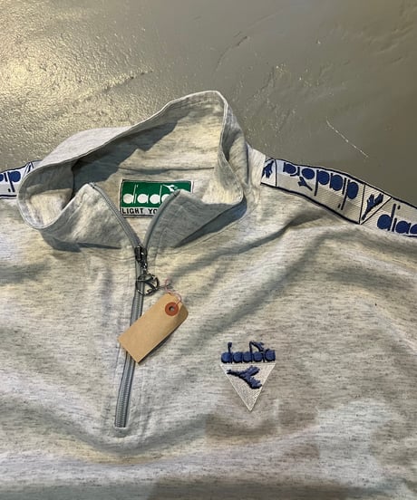 90s diadora half zip sweat / ディアドラ