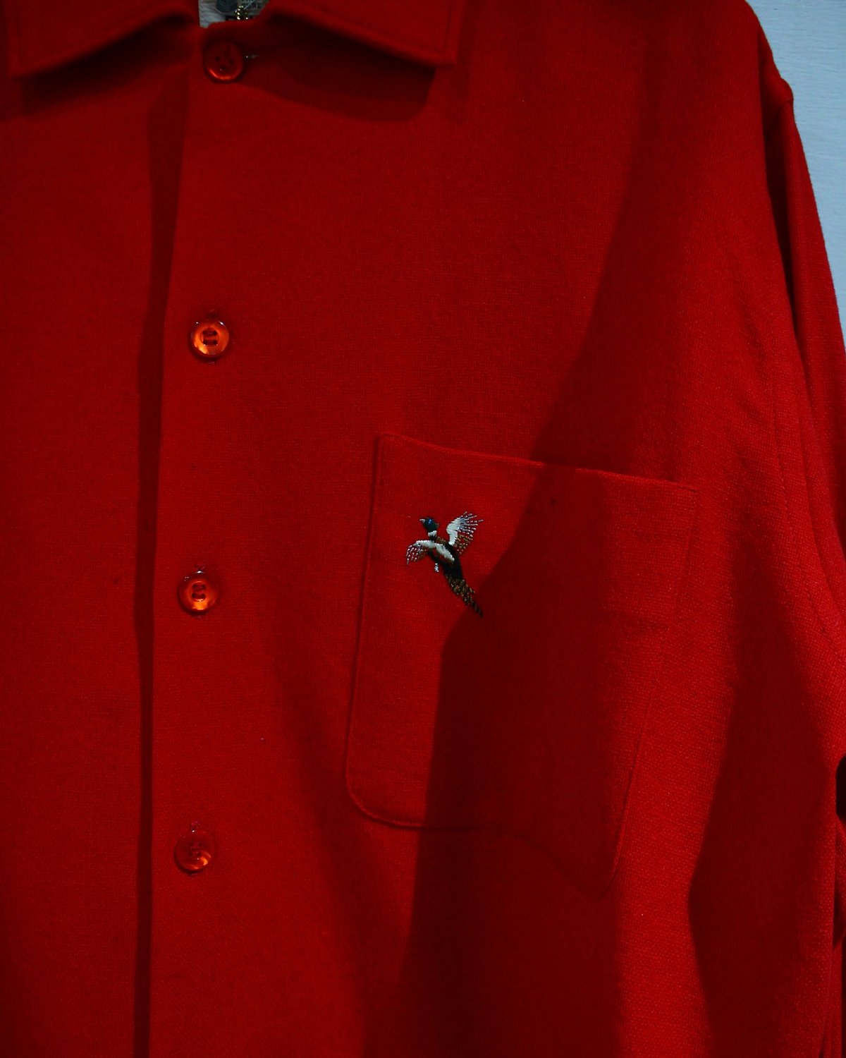 70s PURITAN Aqua wool shirt / ピューリタンアクアウールシャツ |
