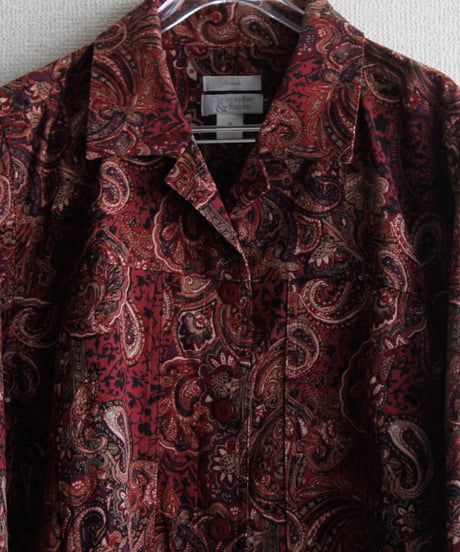 Paisley pattern  shirt  / ペイズリー柄シャツ