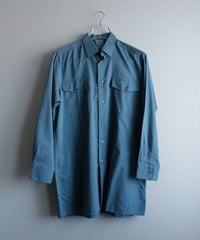 50s’  60s’ Euro vintage Swiss army grandpa  shirt / スイス軍グランパシャツ