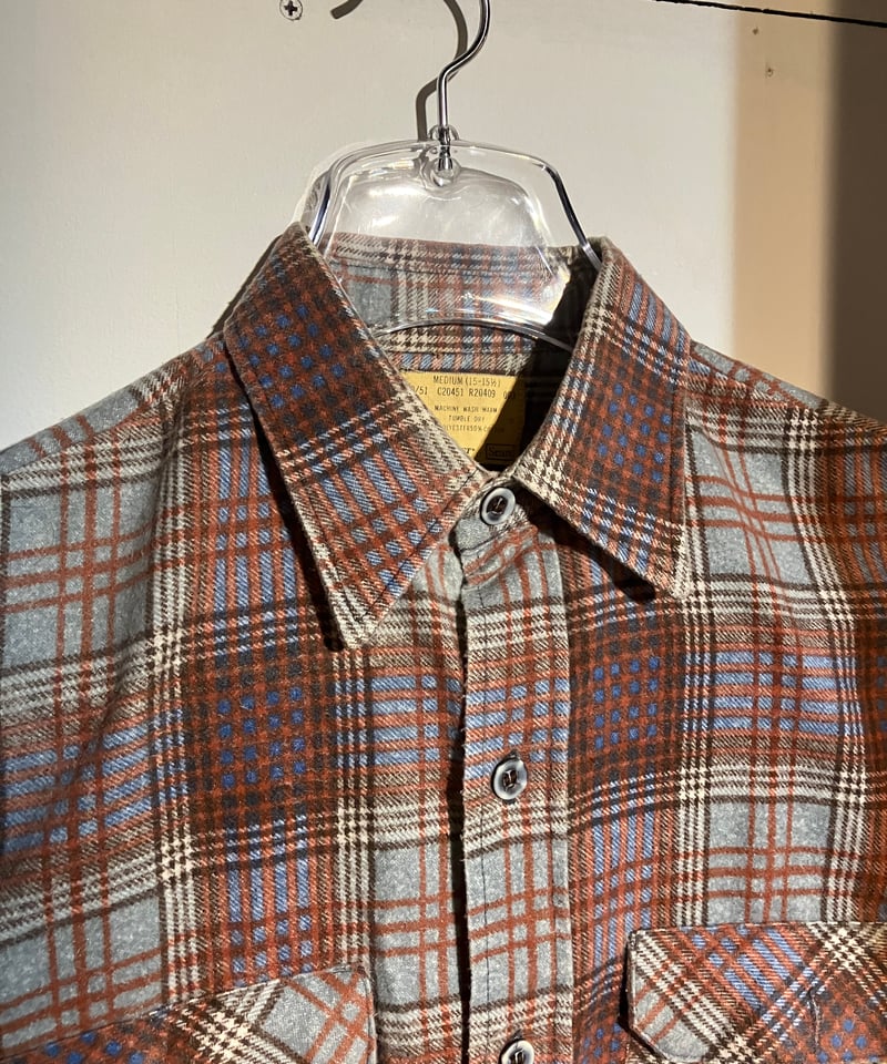 70s sears print flannel shirt / シアーズプリントネルシャツ | 70s sears print flannel shirt / シアーズプリントネルシャツ |