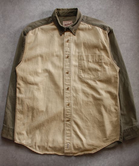 90s' woolrich button-down  shirt / ウールリッチ ボタンダウンシャツ