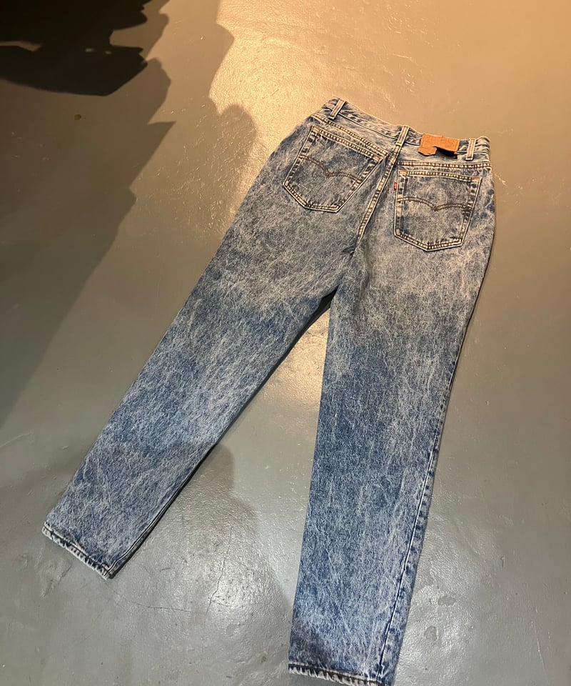 90s Levi's 701 chemical wash denim / リーバイス701 ケ