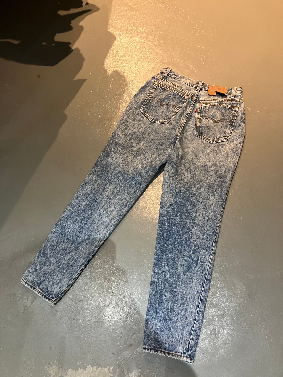 新品・未使用〖Levi's〗701ジーンズ W25L34 90s Levi's 701 chemical wash denim / リーバイス701 ケ