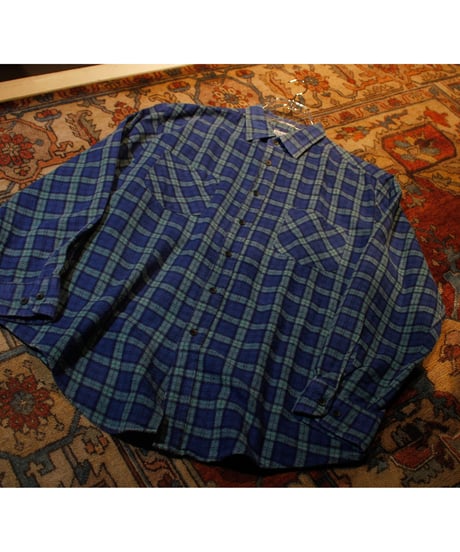 80s plaid shirt / チェックシャツ