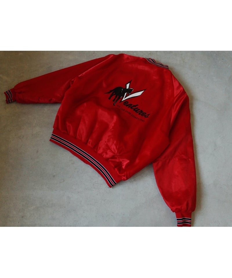 70s 80s USA Pla-Jac nylon stadium jumper / ナイロ