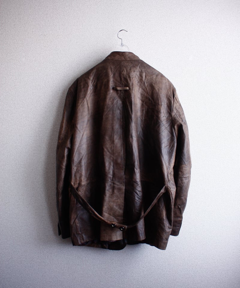 60〜80s' leather Tyrolean jacket / レザーチロリアンジャケッ