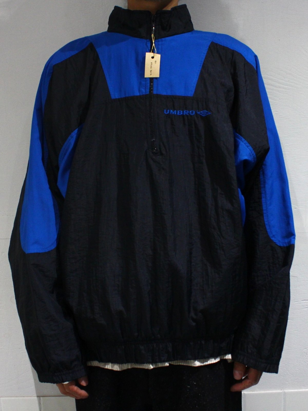 90s umbro half zip nylon jacket / アンブロハーフジップナイロ