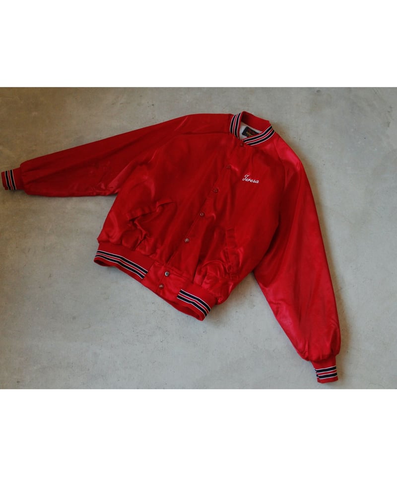 70s 80s USA Pla-Jac nylon stadium jumper / ナイロ