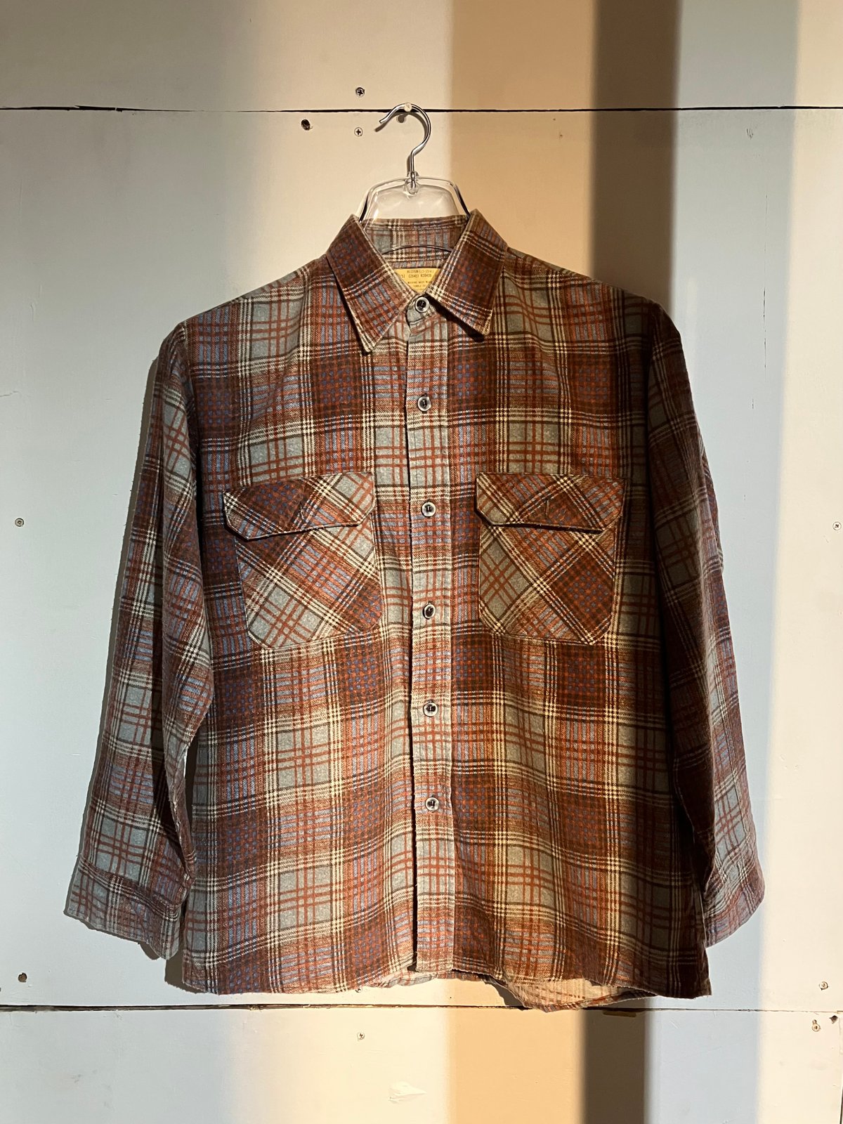 70s sears print flannel shirt / シアーズプリントネルシャツ | 70s sears print flannel shirt / シアーズプリントネルシャツ |