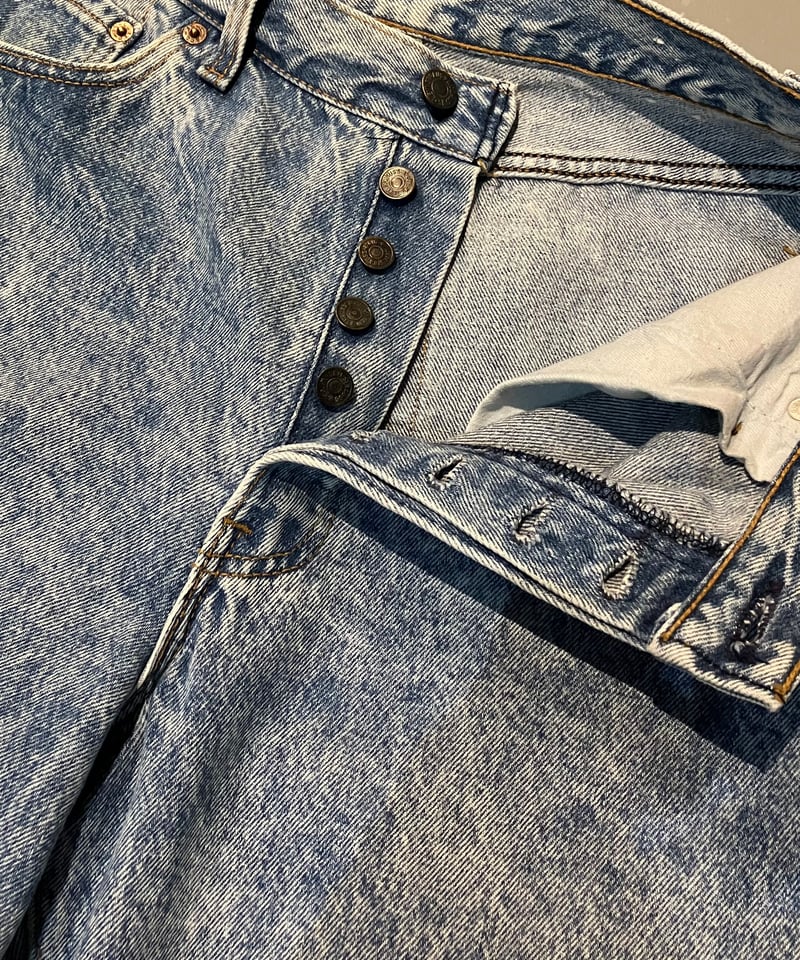 90s Levi's 701 chemical wash denim / リーバイス701 ケ
