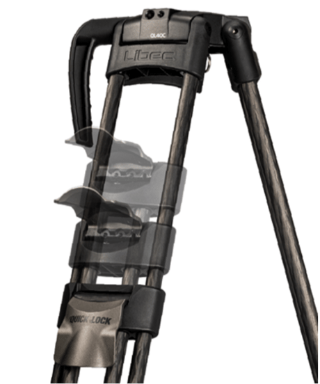 Libec HS-250QC　完全バランスクイックロック3段カーボン三脚(グランドスプレッダータイプ）(税込み定価￥261,800)