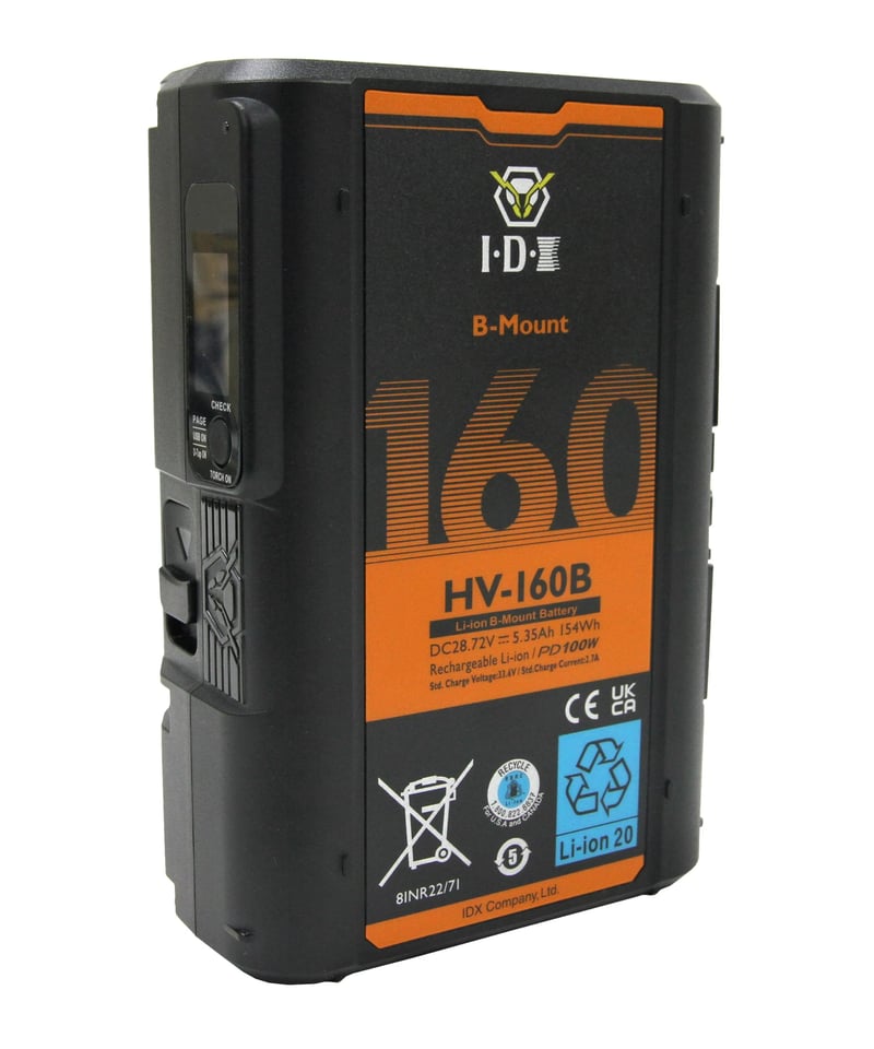 154Wh(28.72V/5.35Ah) 28.8V Bマウントタイプリチウムイオンバッテリー